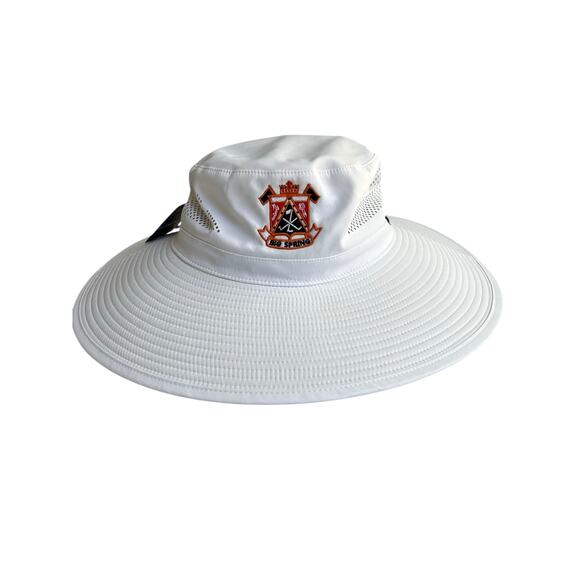 Callaway Elements Big Spring Golf Club Sun Hat White 4” Brim Size L - Picture 1 of 9